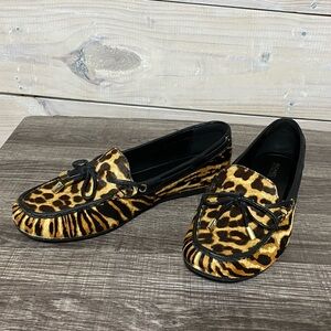 Micheal Kors Sutton Moc loafers cheetah